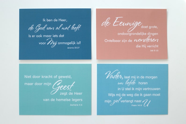 Bible Text Postcard Psalm