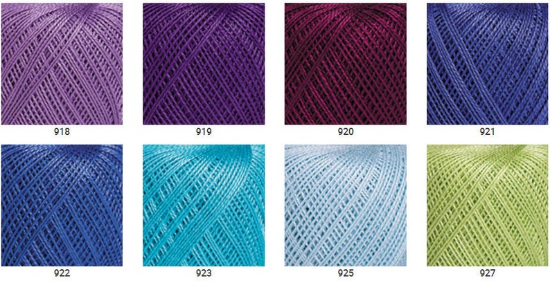 YarnArt IRIS Mercerized cotton 150 yards-20 grams Crochet cotton yarn Irish lace super fine soft cotton yarn 100/% cotton