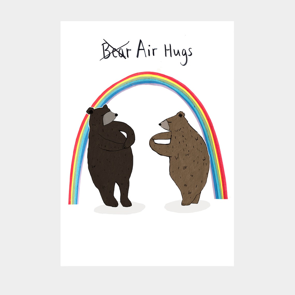 Air Hugs Card Etsy