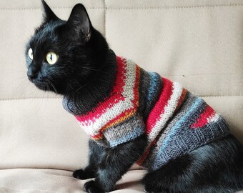cat sweater etsy