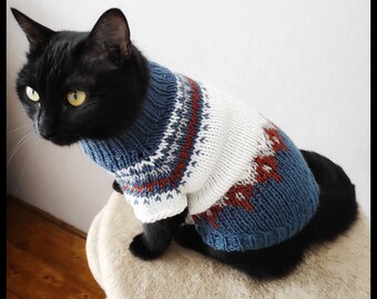 cat sweater etsy