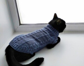 cat sweater etsy