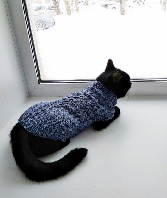 knitted cat clothes