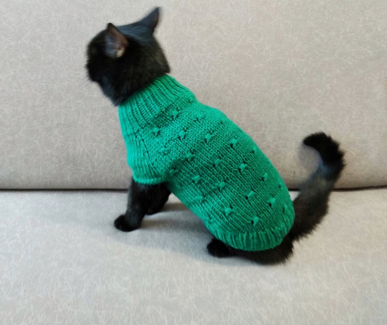Knitting Patterns for Cat Pet Dog Cat Jumper Knit Pattern PDF Etsy UK