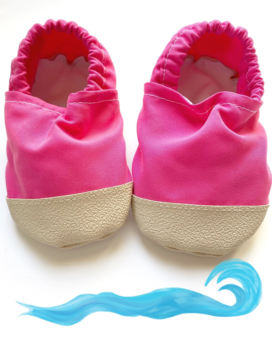 Pink Water Shoes Baby and Toddler Swim Moccasins Pool Etsy