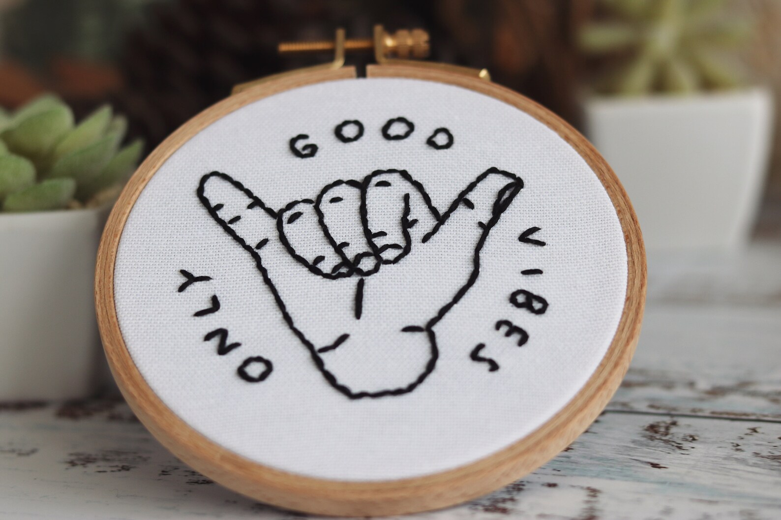 Good vibes only embroidery hoop art hand embroidery modern  etsy Good vibes only embroidery hoop art hand embroidery modern  etsy
