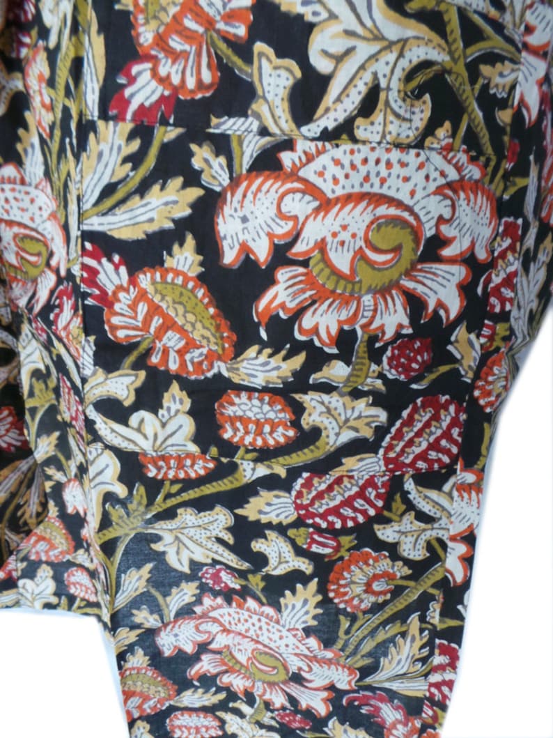 New Cotton Printed Kimono Nightwear Kimono Robe Bathrobe Beach Dress Women Night Robe,Cotton Kimono Intimate Sleepwear Body Crossover