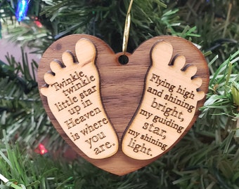 angel baby christmas bauble