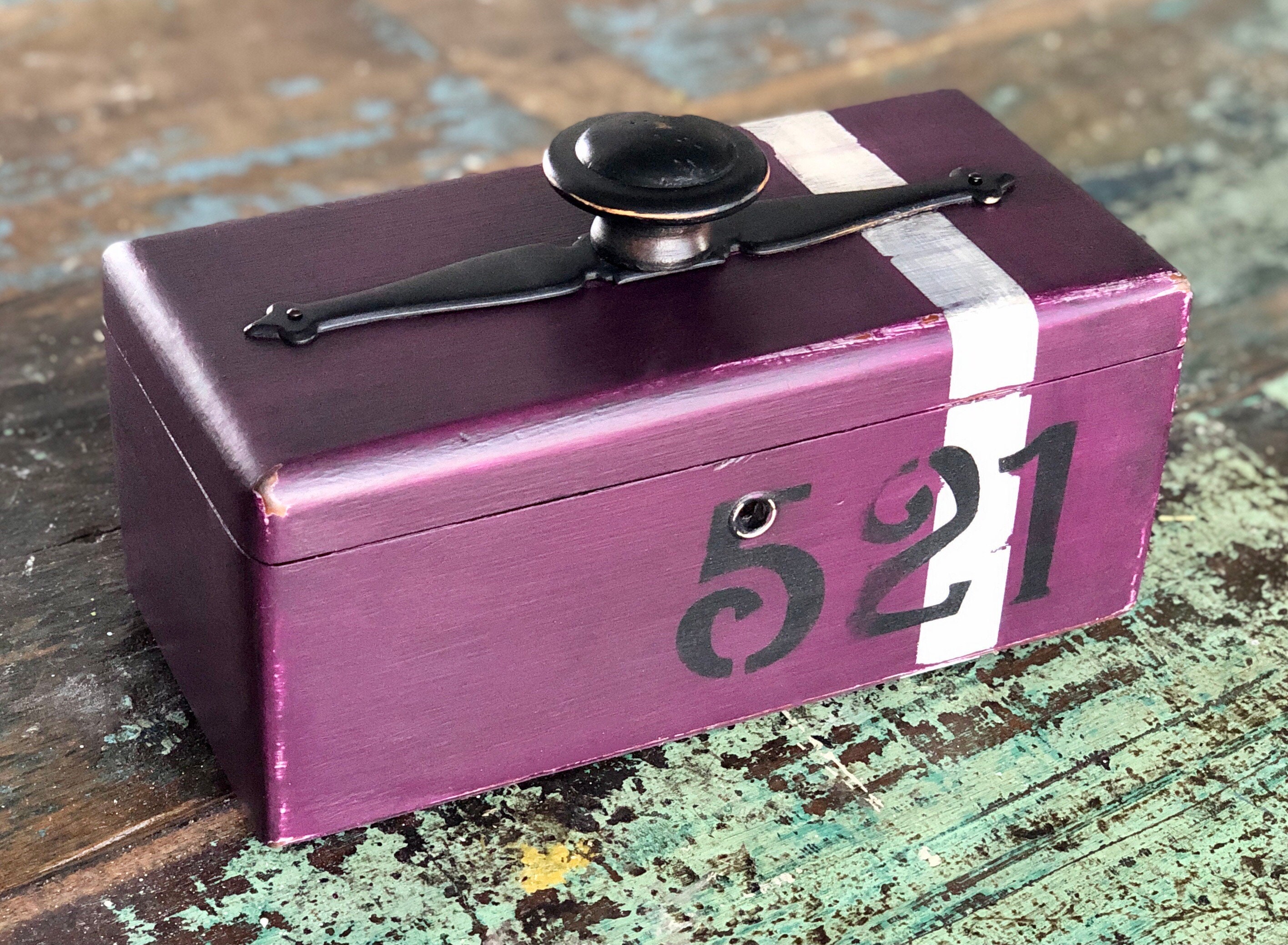 Keepsake Box Trinket & Treasure Bin with Lid Organizer Wood Etsy