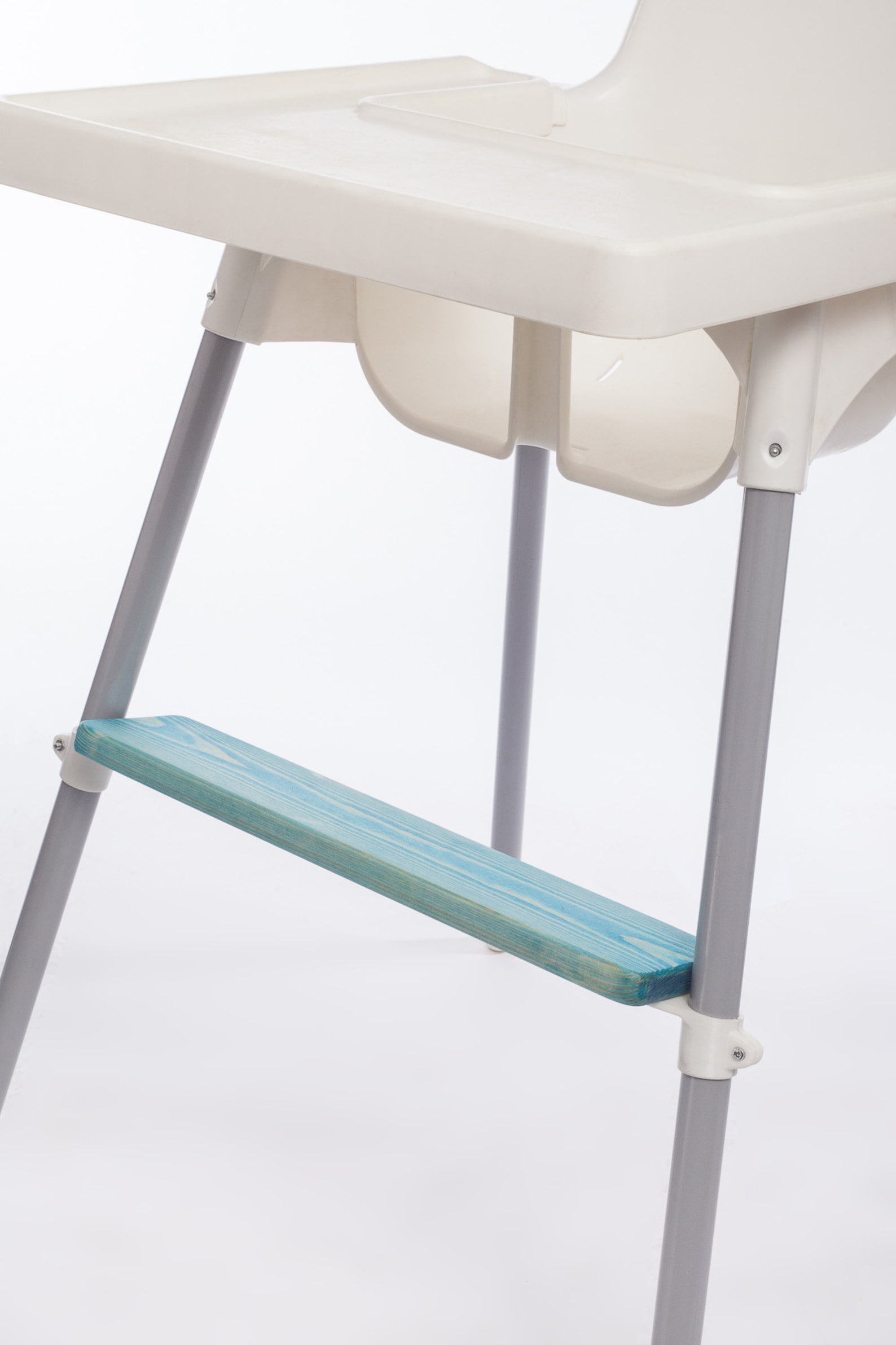 Adjustable Blue IKEA Antilop High Chair Footrest Wood Footrest Etsy