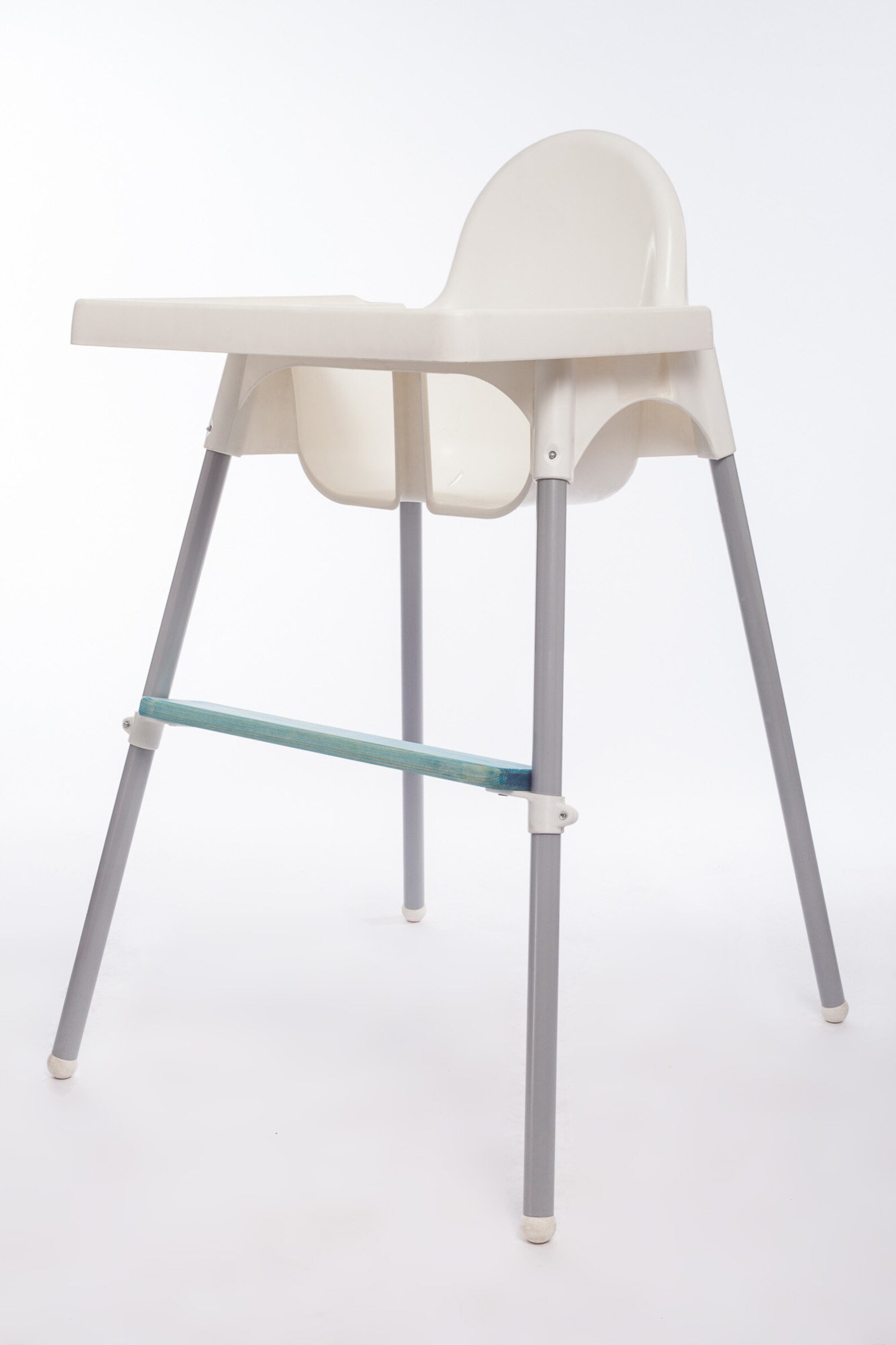 Adjustable Blue IKEA Antilop High Chair Footrest Wood Footrest Etsy