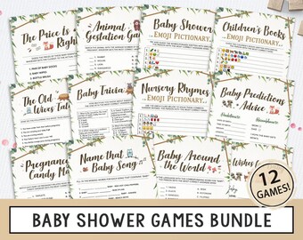 Shower Game Bundle Printable Baby Shower Games Instant | Etsy