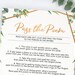 Pass the Poem Baby Shower Game Printable Baby (Instant Download) - Etsy