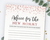Advice for the New Mommy Advice for Mom Baby Shower - Etsy