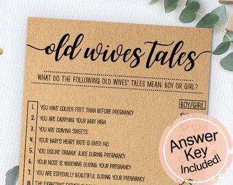 Old Wives Tales Game Etsy Old Wives Tales Game Etsy