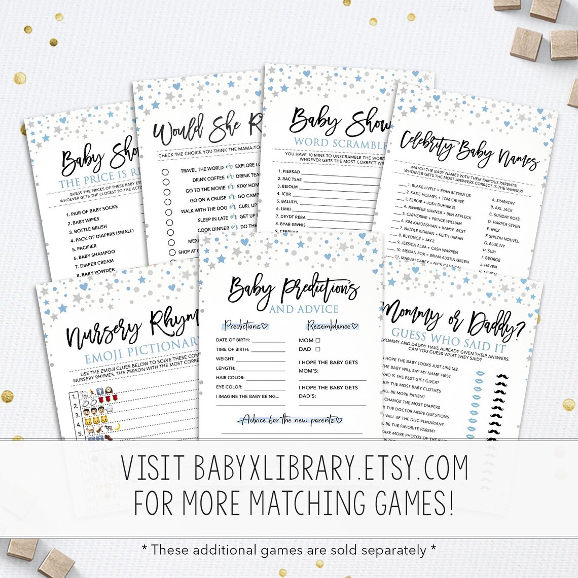 Baby Shower Emoji Pictionary Emoji Game Baby Shower Game Etsy
