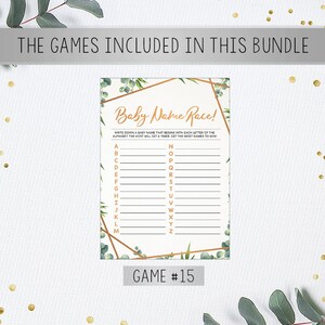 Shower Game Bundle Printable Baby Shower Games Instant - Etsy