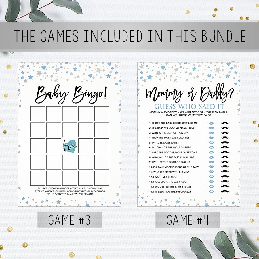 A-Z Baby Items (Baby Shower Game Guide Printables)