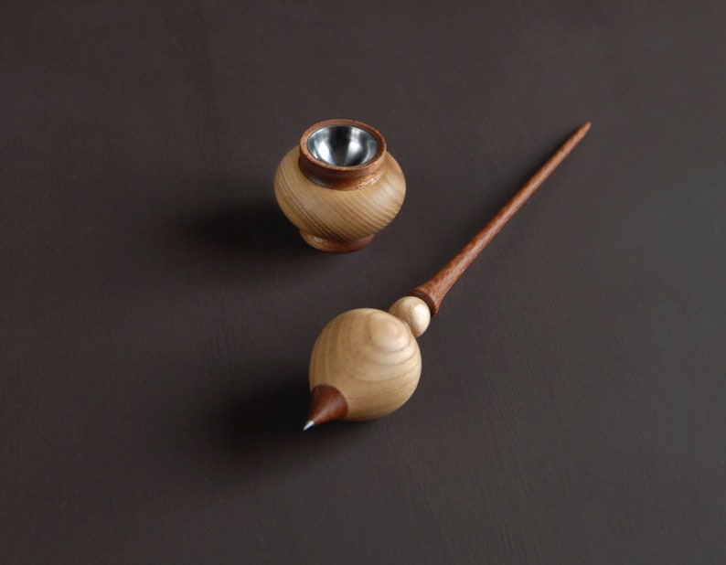 Russian support spindle with a metal tip Etsy