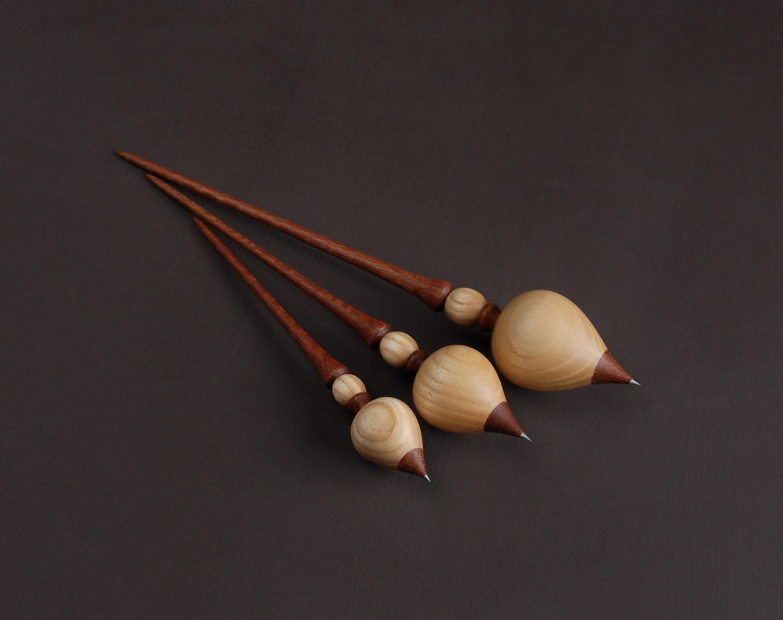 Russian support spindle with a metal tip Etsy