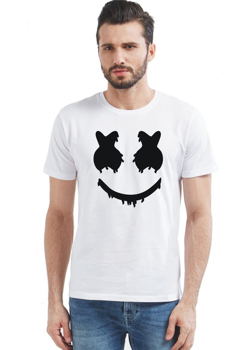 marshmello printed t shirt