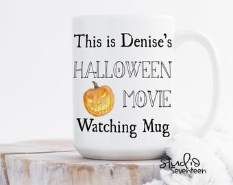 Personalized Coffee Mug, Halloween Mug, Custom Mug, Autumn Coffee Cup, Pumpkin Coffee Mug,