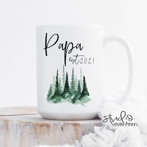Papa to be Gift, Grandpa Mug, Future Papa, New Papa Gift, Pregnancy Reveal Mug, Grandfather Mug, Fathers Day Gift, Promoted to Papa