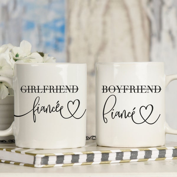 Engagement Gift for Couple, Fiance Mug, Engagement Mug, Wedding Gift, Fiance Coffee Cup, Fiance Tea Cup