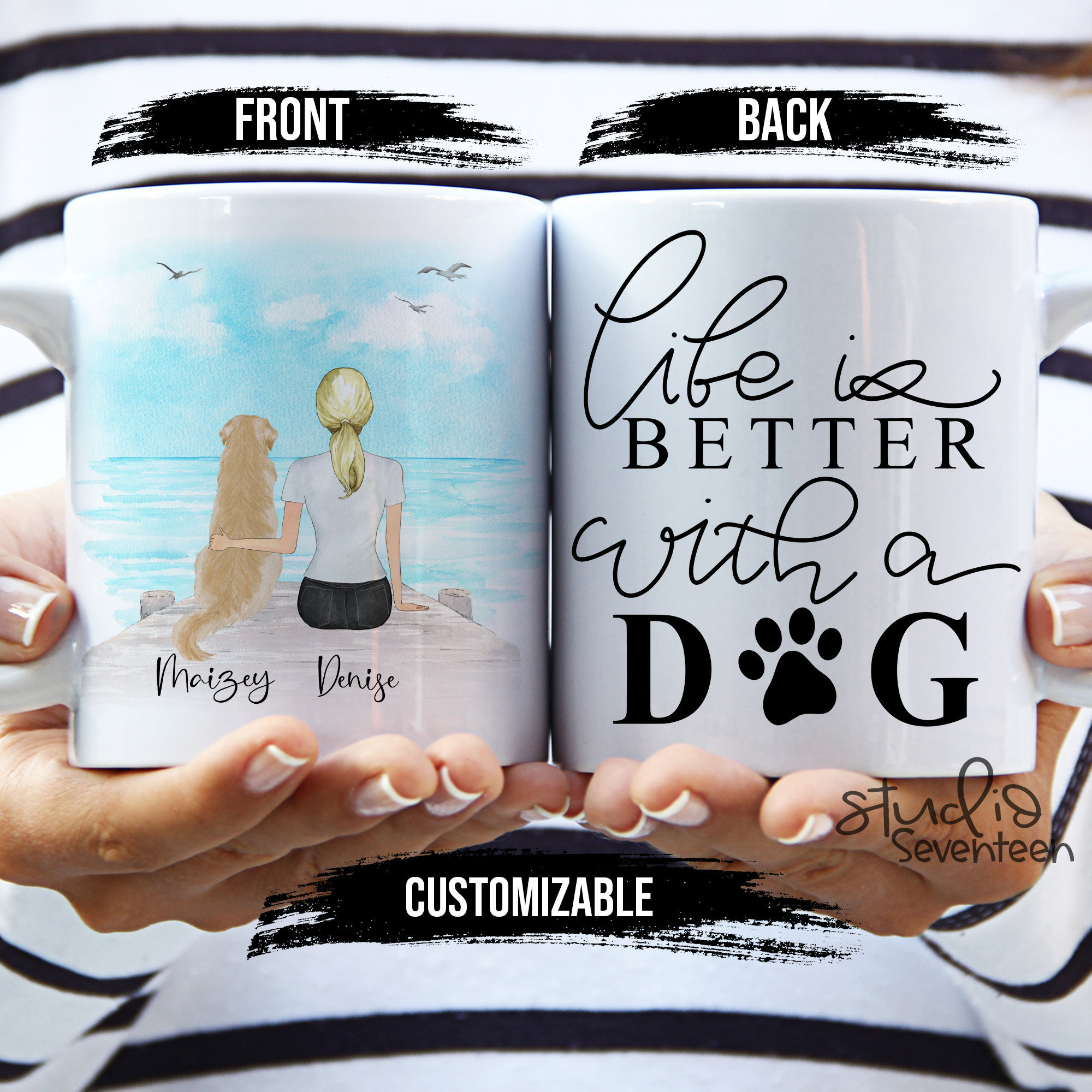 Personalized Dog Coffee Mug Custom Dog Mug Gift for Dog Etsy