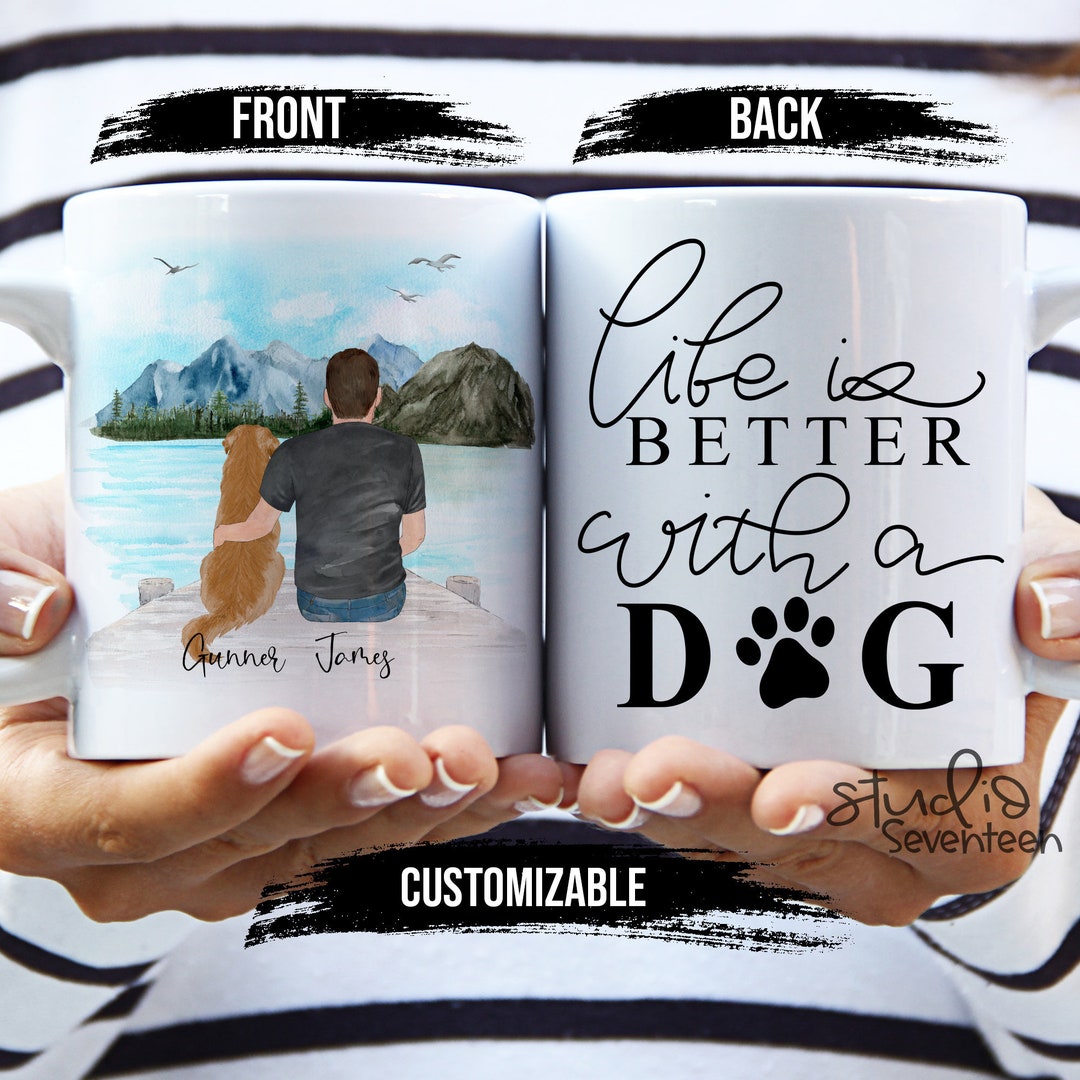 Dogs Are Family - Dog Personalized Custom Mug - Gift For Pet Owners, Pet Lovers