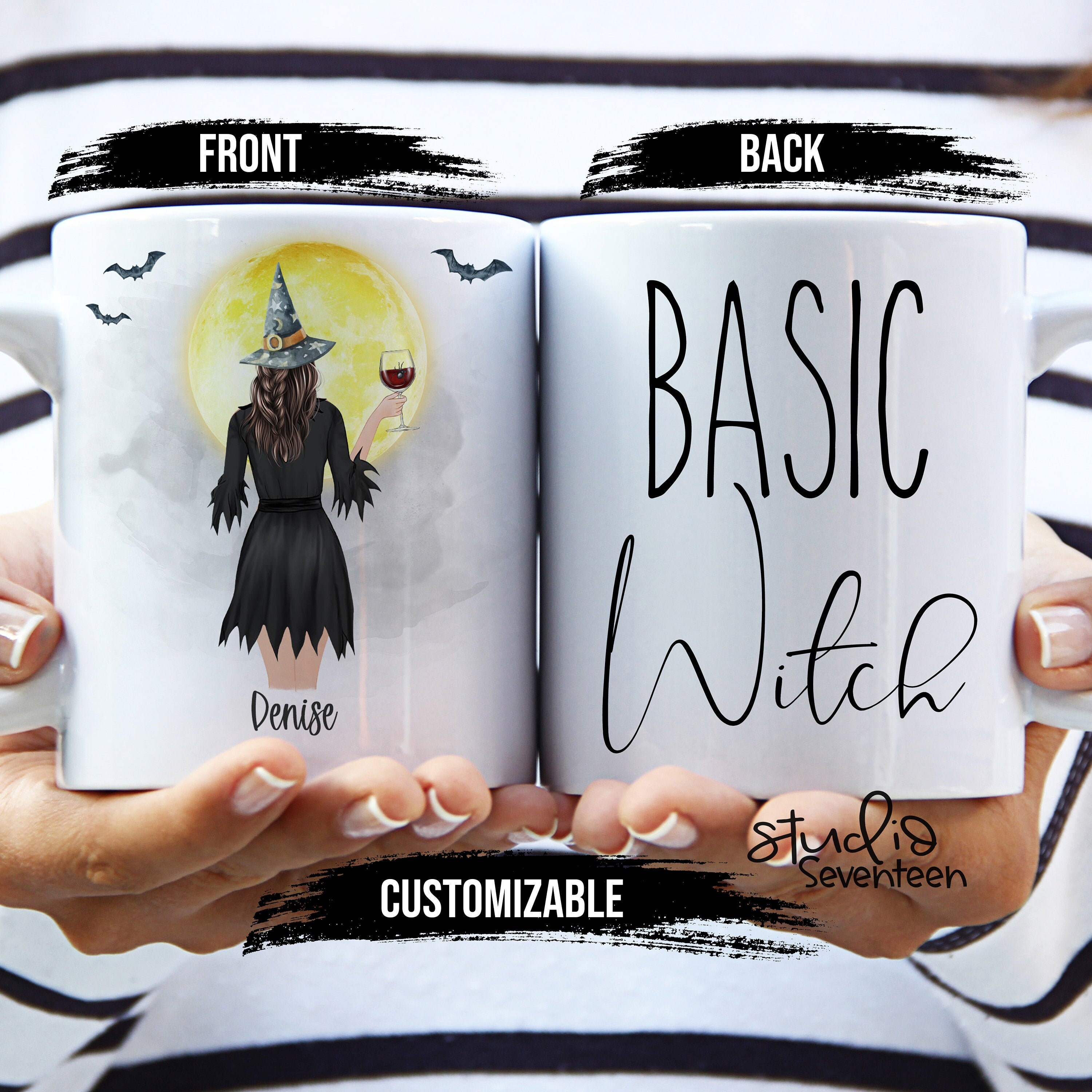 Personalized Witch Mug Halloween Coffee Cup Mystery Witch Etsy