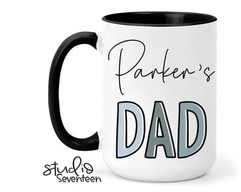 New Dad Mug, Personalized Gift For Dad From Kids, Custom Mug With Names, Baby Reveal Mug, First Time Dad Gift, Father's Day Gift