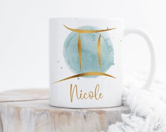 Gemini Coffee Mug, Gemini  Constellation, Horoscope Gifts, Gift for Gemini, Zodiac Sign Mug, Astrology Gifts