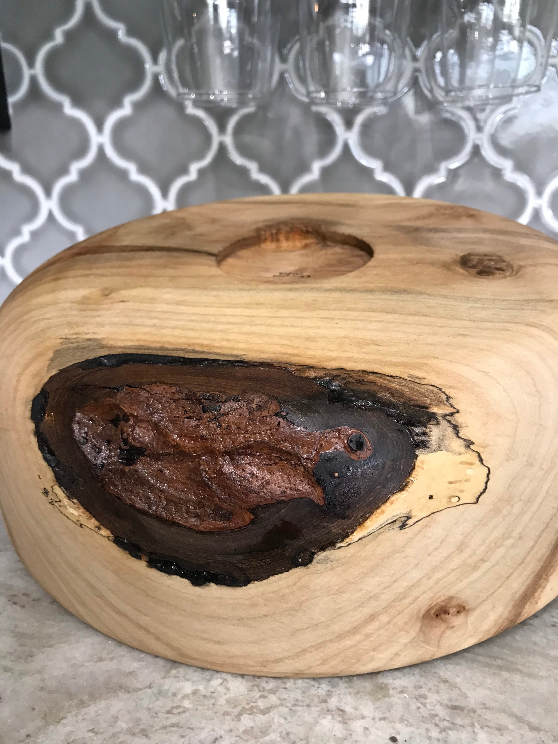 Maple Salad Bowl Etsy