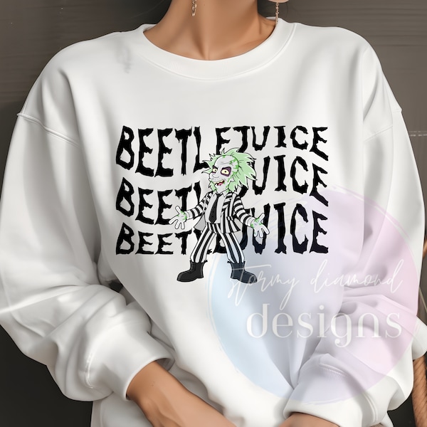 Beetlejuice Beetlejuice Beetlejuice png, halloween png, ghost with the most png, sublimation halloween, beetlejuice sublimation, digital png