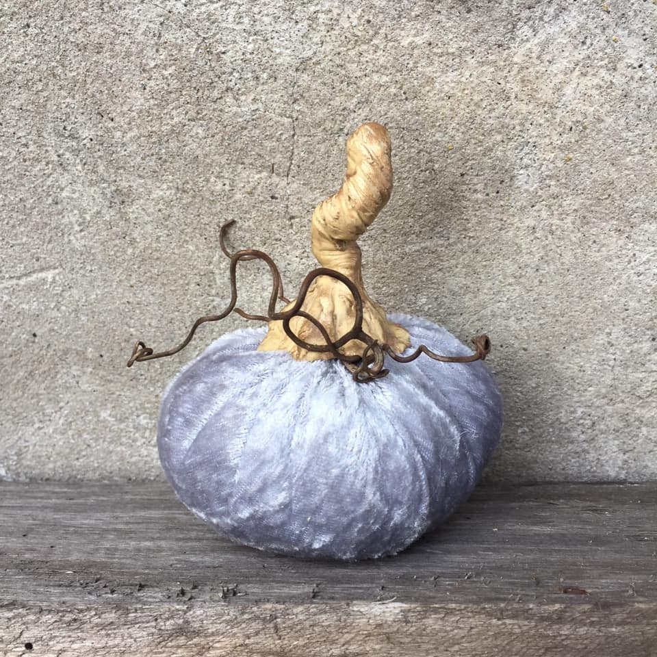 Velvet Pumpkins Set Fabric Pumpkin Bowl Fillers | Etsy
