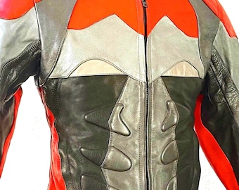 Buttery Soft Vintage Lamb-leather Jacket in Burgundy | Bomber