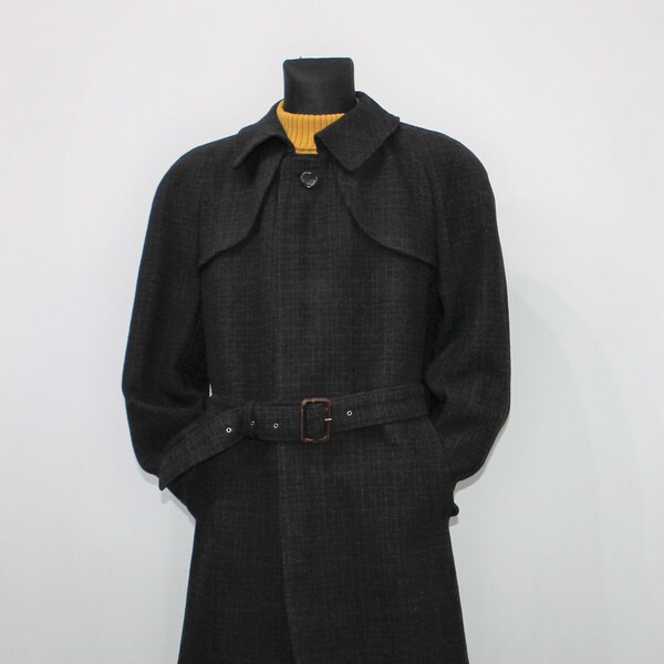 Harris Tweed Coat Etsy