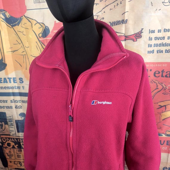 Berghaus, Berghaus Fleece Full Zip Pink, Womens Polar Jacket Outerwear. Size Medium