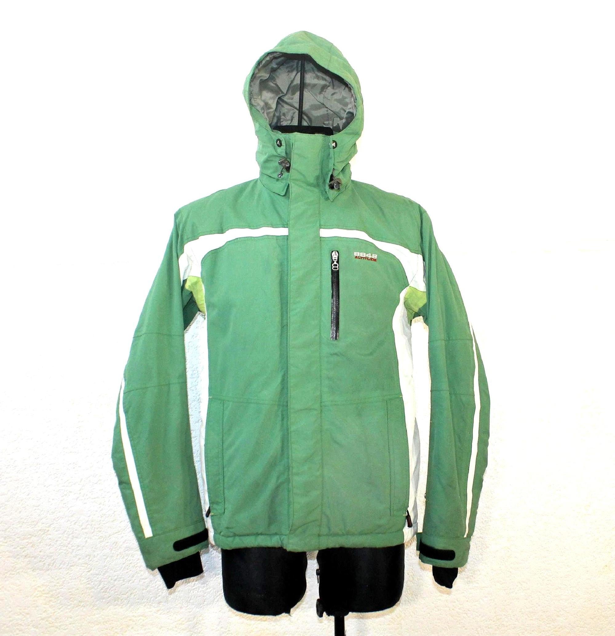Green Ski Jacket Men Vintage 8848 Altitude Insulated Padded S/M
