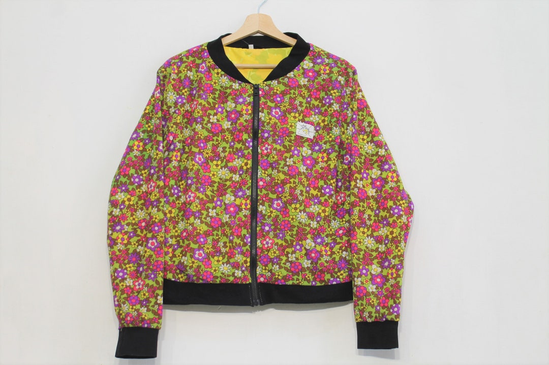 womens floral bomber jacket