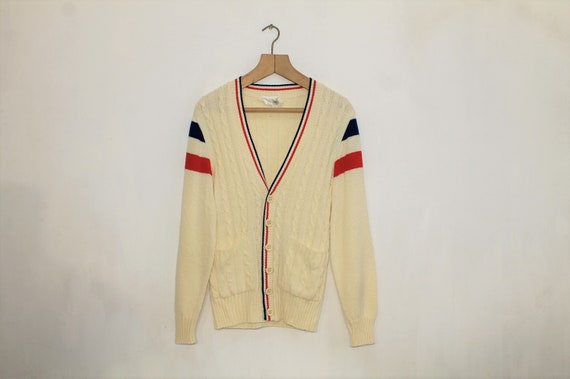 Tennis Cable Cardigan Knitting / Cable Cardigan V… - image 3