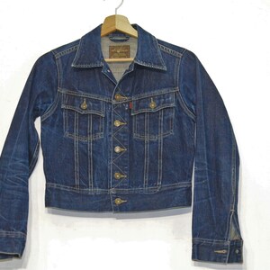 G-Star Denim Jacket: Blue Cropped Trucker, Men's Small