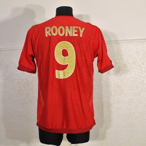 World Cup Total Rooney England Football Shirt Umbro Wayne