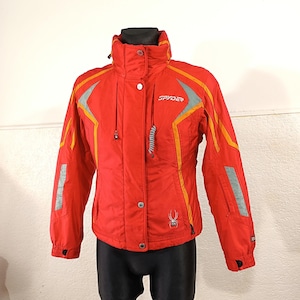 Spyder Jacket Women Red Insulated Padded Winter Ski Coat Medium
