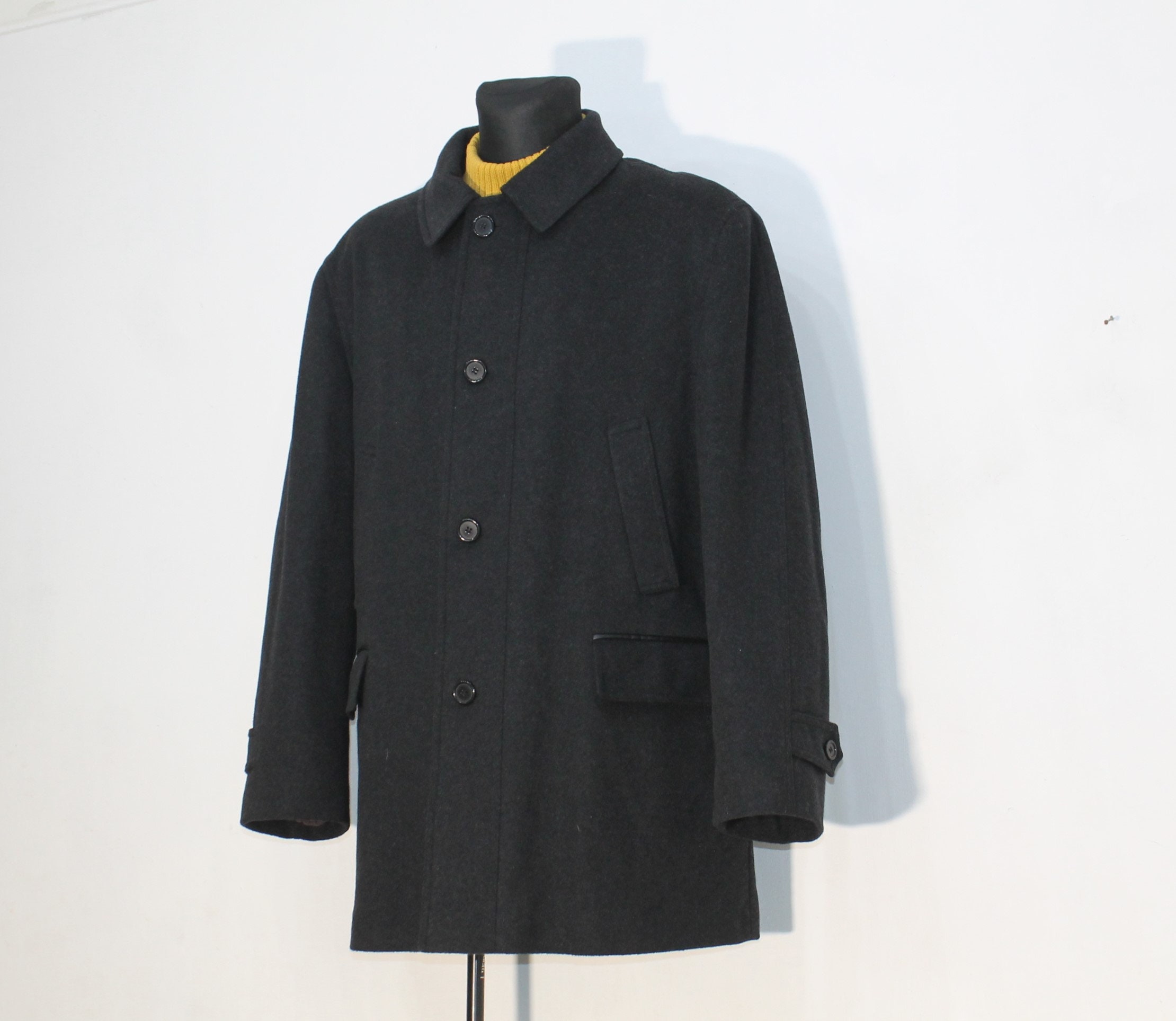 Vintage VICTOR VICTORIA Made in Italy Wool Overcoat Long