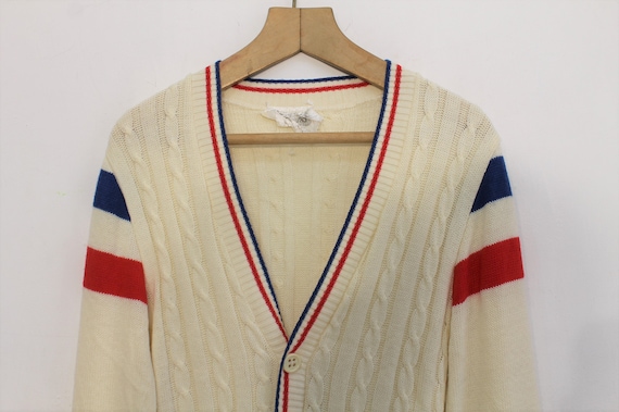 Tennis Cable Cardigan Knitting / Cable Cardigan V… - image 4