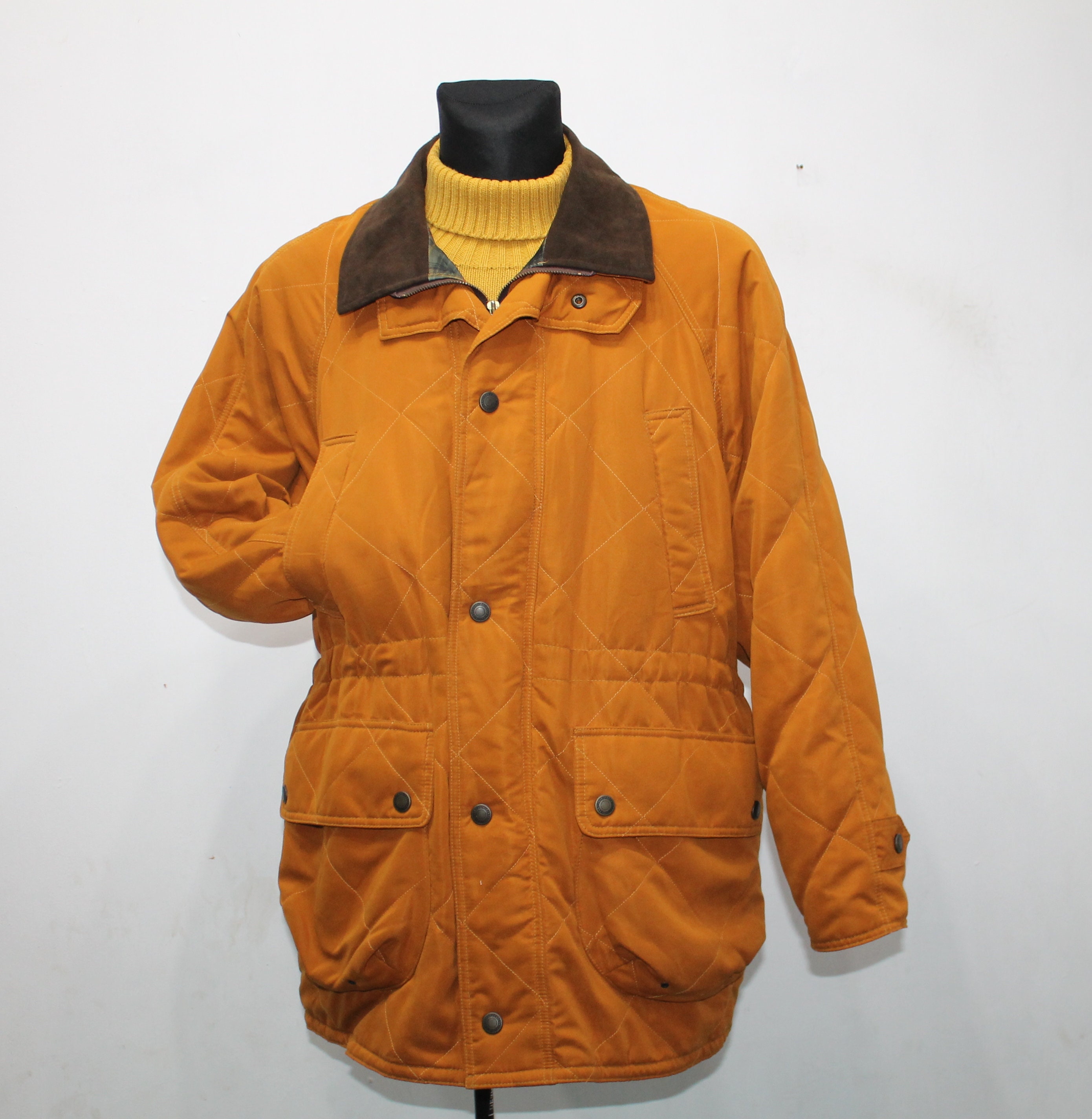 Quilted Jacket John Partridge Mens Brown Country Quilted Etsy UK