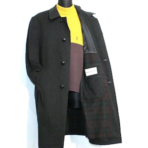Steinbock Wool Coat Black Longcoat Urban Outerwear Large