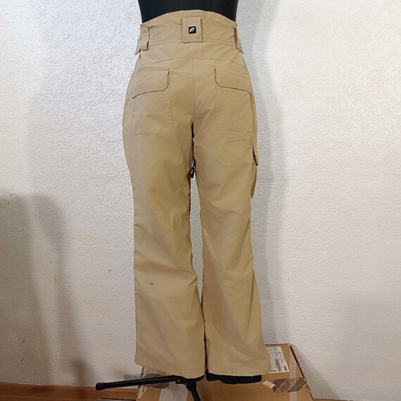 Vintage 90s Brown Ski Pants, Cargo Ski pants, Fin… - image 6